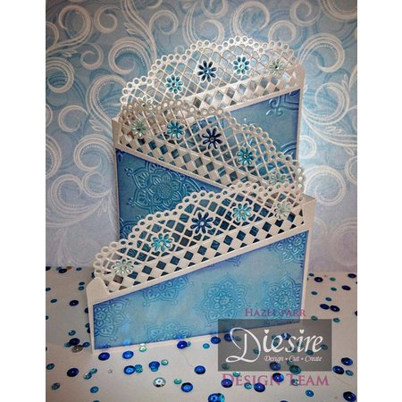 Die'sire NEW: punching and embossing template Diesire: doily Lattice