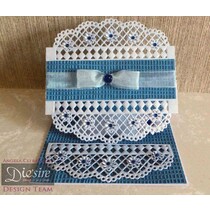 NEU: Stanz- und Prägeschablone, Diesire: Doily Lattice