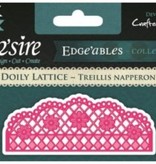 Die'sire NEW: punching and embossing template Diesire: doily Lattice