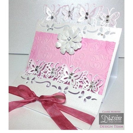 Die'sire Punching and embossing template Diesire: Butterfly Dreams