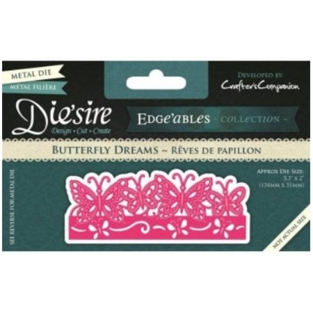 Die'sire Punching and embossing template Diesire: Butterfly Dreams