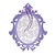 Sizzix Sizzix, cutting template, frame, Ornate Oval, 13.97 x 11.11 cm