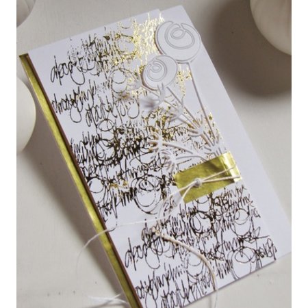 BASTELZUBEHÖR / CRAFT ACCESSORIES Metallic foil silver and gold