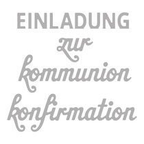 Stempling mal kit: Tekst Bekreftelse / nattverd