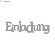 Stempling skabelon kit: Tekst invitation