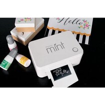Silhouette mint stempel maskin