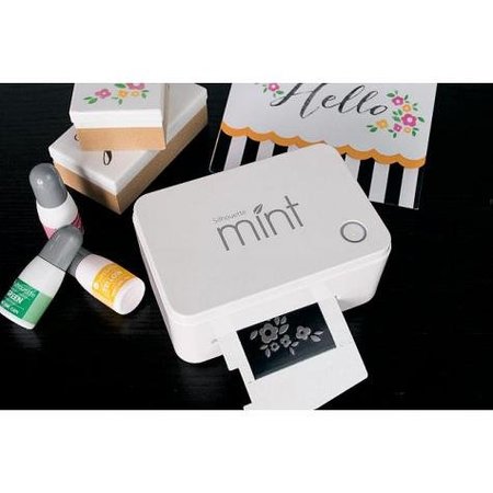 Silhouette Silhouette Mint Stempel Maschine