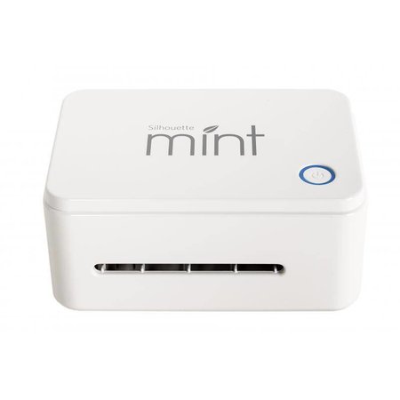 Silhouette Silhueta da máquina de carimbo de hortelã