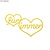 Spellbinders und Rayher Stempling skabelon kit: Tekst Forever
