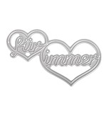 Spellbinders und Rayher Stempling skabelon kit: Tekst Forever
