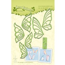 Poinçonnage et le modèle de gaufrage, papillons