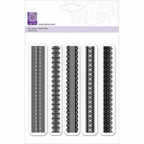 Tampons transparents, des bordures de dentelle