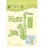 Leane Creatief - Lea'bilities Estampagem e gravação estêncil, Saxofone