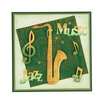 Estampado y Repujado plantilla, Saxofón