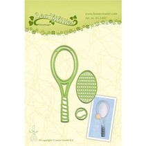 Stamping and Embossing stencil, Tennis