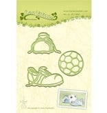 Leane Creatief - Lea'bilities Stampen en Embossing stencil, Football