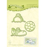 Leane Creatief - Lea'bilities Stamping and Embossing stencil, Football