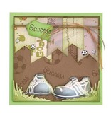 Leane Creatief - Lea'bilities Stamping and Embossing stencil, Football