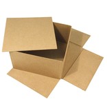 Objekten zum Dekorieren / objects for decorating Papmache kasse, Cover Me, 20x20x11 cm