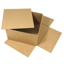 Paper mache box, Cover Me, 20x20x11 cm