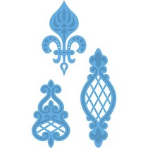 Taglio e goffratura stencil, ornamenti d'epoca di Anja 3