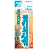 Joy!Crafts und JM Creation Kutte og prege sjablonger, border med marihøne