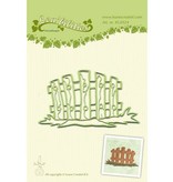 Leane Creatief - Lea'bilities Estampagem e gravação estêncil, Garden Gate