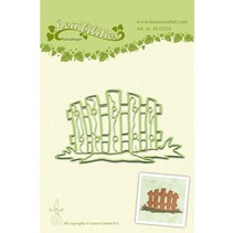 Stamping and Embossing stencil, Garden Gate