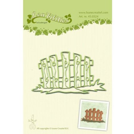 Leane Creatief - Lea'bilities Estampagem e gravação estêncil, Garden Gate