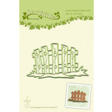 Leane Creatief - Lea'bilities Stempling og Embossing sjablong, Garden Gate