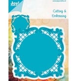Joy!Crafts und JM Creation Joy! Crafts stamping and embossing stencil template A square 11 cm x 11 cm