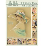 Bücher und CD / Magazines 3D Book A5, women with hat