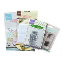 Bastelset med stempel motiv: Diva