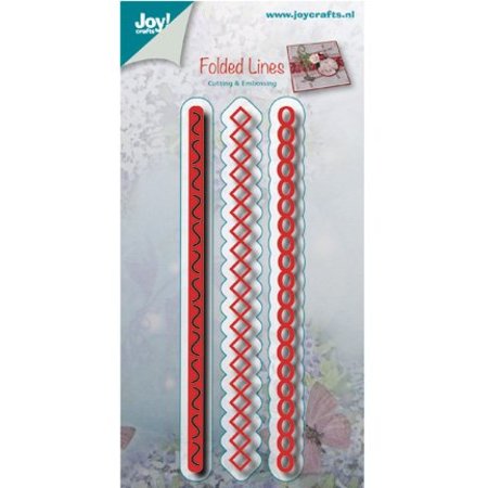 Joy!Crafts und JM Creation Stanz- und Prägeschablonen, Bordüren - Linien
