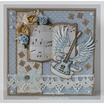 Transparent Stempel, Gitarre