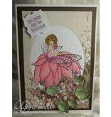 Crafter's Companion A6 Frou Frou Unmounted Timbro Set Designer - sfarzo e glamour