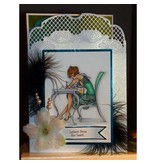 Crafter's Companion A6 Frou Frou tampon en caoutchouc Unmounted Set - Love Letters