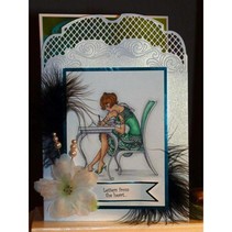 A6 Frou Frou timbro di gomma Unmounted Set - Love Letters