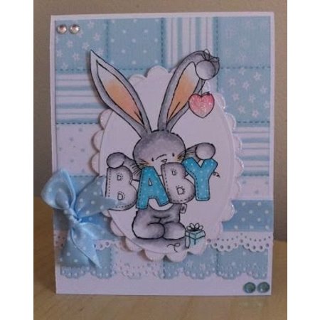 Crafter's Companion A6 Umontert stempel Set - Baby