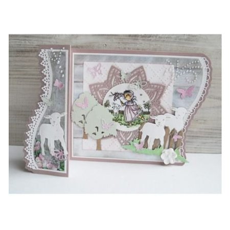 Marianne Design Kutte og prege sjablonger, doily stjerne