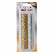 6m metálica láminas holográficas, 2 piezas