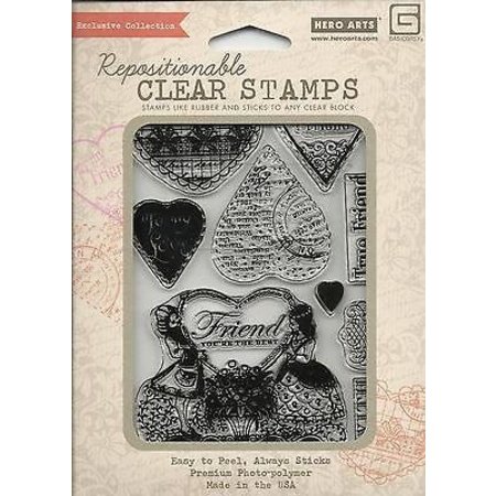 Stempel / Stamp: Transparent Gjennomsiktige stempler, Friend Du er den beste