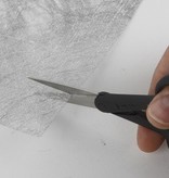 BASTELZUBEHÖR / CRAFT ACCESSORIES Une feuille de papier de fibres, 21x30 cm, argent, 31g
