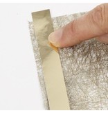 DESIGNER BLÖCKE  / DESIGNER PAPER Uma folha de papel de fibra, 21x30 cm, ouro, 31g