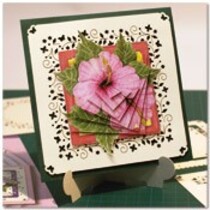 Bastelbuch para el diseño de 6 muy bonitas tarjetas de flores.