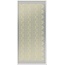 Sticker Stickers, top edges 1, large, gold-leaf, silver mirror, size 10x23cm.