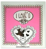 Sticker Frame en hoek barok, 10x23cm in goud.