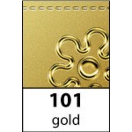 Sticker Frame and corner Baroque, 10x23cm in gold.