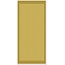 Sticker Ziersticker, bølgede linjer, guld guld, størrelse 10x23cm.