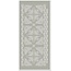 Sticker Adesivi, angoli e bordi, grigio argento, dimensioni 10x23cm